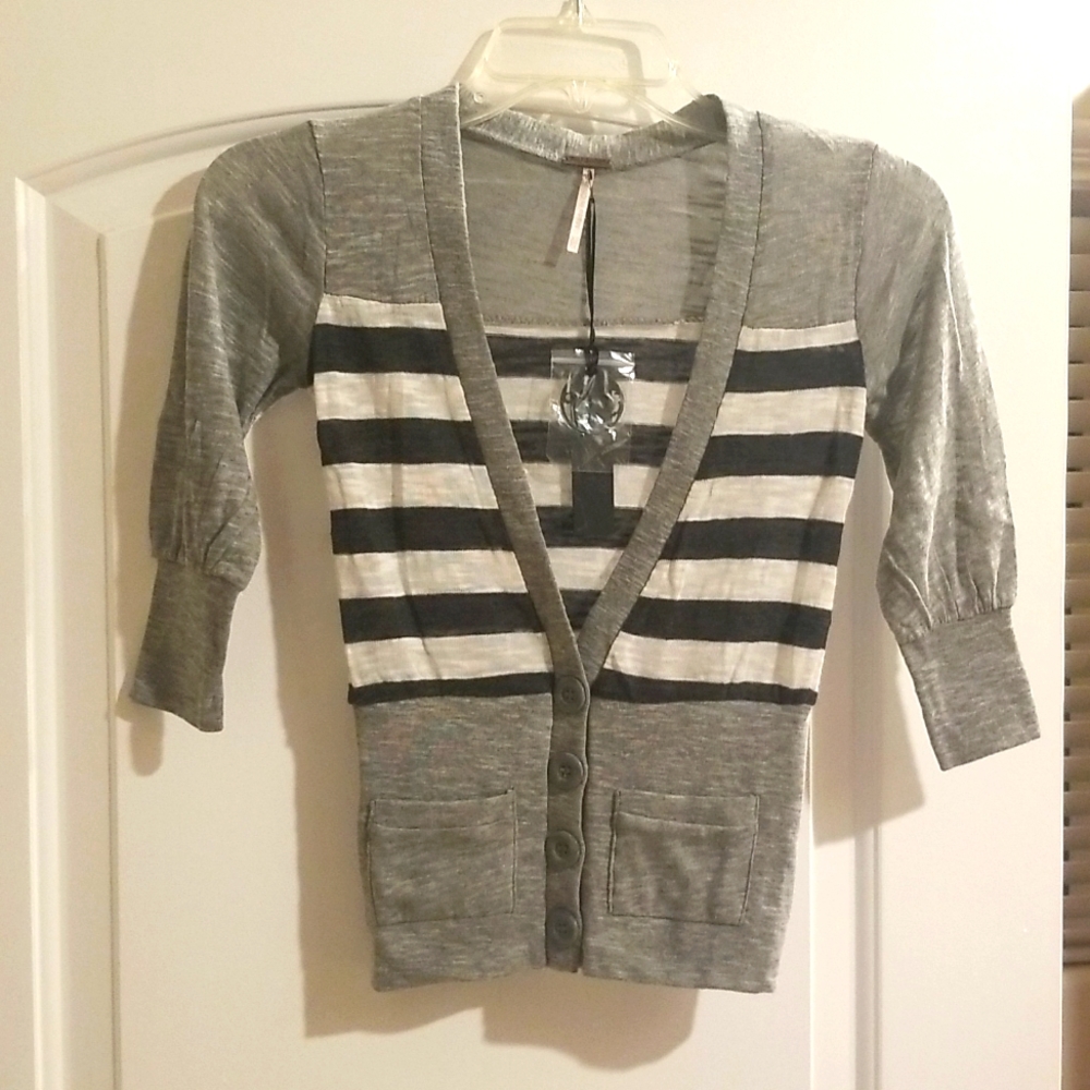 Poof Girl Sweater Cardigan size 6 XS